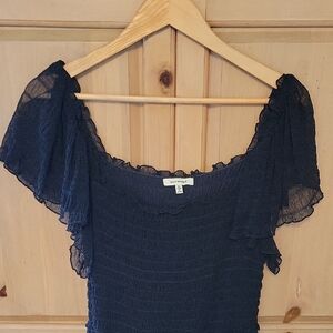 Max Studio Navy Maxi Dress